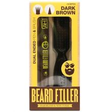 Absolute Beard Filler Dual Ended Pen & Brush HCBP03 Dark Brown