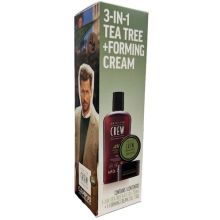 Crew 3 In 1 Tea Tree Body Wash 8.4 & 2 oz Forming Cream