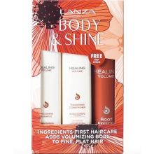 L'anza Thickening Shampoo & Conditioner With Root Effects Set Boxed