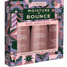 Lanza Curls Trio Shampoo, Conditioner, Styling Foam