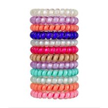 Lindo Large Swirly Do Hair Ties - 5 Pack (Assorted Colors)