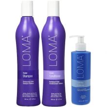 Loma Violet Trio Shampoo, Conditioner & Calming Cream