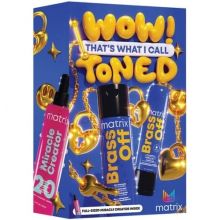 Matrix Brass Off Blue Shampoo, Conditioner & Miracle Creator Trio Boxed