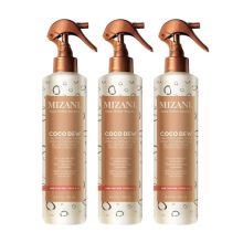 Mizani Coco Dew Curl Pre-Styling & Restyling Refresher Spray 6.8 oz Trio