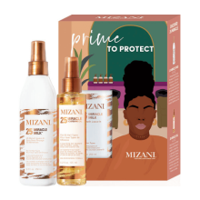 Mizani 25 Miracle Milk 8.5 oz & 25 Miracle Nourishing Oil 4.2 oz Boxed
