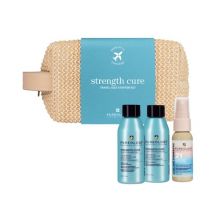 Pureology Strength Cure Travel Shampoo, Conditioner, Leave In & Mesh Bag