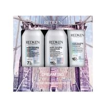 Redken Acidic Bonding Concentrate Shampoo, Conditioner & 5 Min Liquid Mask Trio Boxed