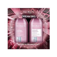 Redken Volume Injection Shampoo & Conditioner 16.9 oz Duo Boxed