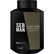 Sebastian Seb Man The Multi-Tasker 3 In 1 Hair, Beard and Body Wash 8.45 oz