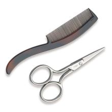 Ultra Mustache Scissors & Comb #4102