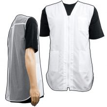 Vincent Mesh Back Vest White M-L (VT2341-WT)